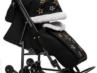 Санки-коляска премиум -класса Picate Limited Edition,  в комплекте варежки и сумка,  Торг возможенСостояние: Б/у в Чебоксарах