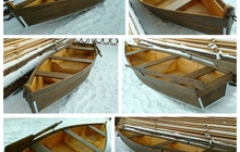 Лодка деревянная для рыбалки и охоты