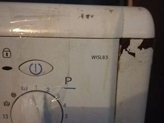 Продам на запчасти стиральную машину Indesit WISL83,  Не исправен контроллер,  Самовывоз, Состояние: Б/у в Ярославле