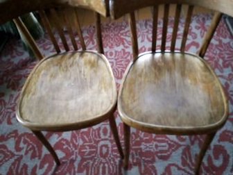 Продам 3 венских стула, производство лигна Чехословакия, материал-бук,крепкие и устойчивые натуральный цвет раритет цена за один в Кемерово