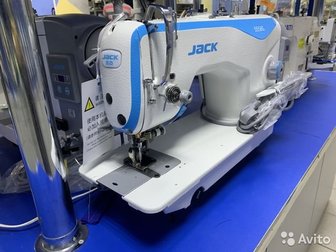 НОВОГОДНЯЯ РАСПРОДАЖА !Промышленная одноигольная прямострочная швейная машина челночного стежка JACK JK-5558WB с ножом для обрезки края, Назначение: сшивания легких в Костроме