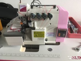 Продам полный набор оборудования для открытия швейного ателье:1) Прямострочная промышленная швейная машина для легких/средних тканей Aurora A-8600, 2) Прямострочная в Красноярске