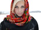 Просмотреть изображение Женская одежда Платки в русском стиле 100х100 см, шерсть 34076663 в Москве