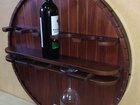 Уникальное изображение  «Полка навесная для хранения вина» – интерьерная «изюминка» от МК ALDO (Москва), 34458869 в Астрахани
