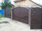 Новое изображение Мебель для дачи и сада Изготовим для Вас кованые ворота, ворота распашные,откатные, 76231939 в Москве