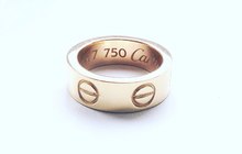 Кольцо золото 750 под Cartier Love