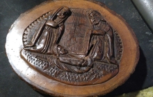 Резная икона, Паломническая реликвия сувенир, Иерусалим 
