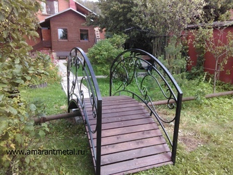 Просмотреть foto  Кованый садовый мостик любого размера 62286916 в Москве
