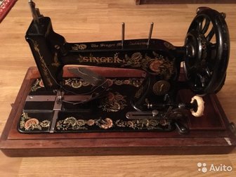 !?СРОЧНО!?Продаю швейную машинку Singer 1906 года,  Машинка в идеальном, полностью рабочем состоянии,  Singer – это качество проверенное временем, !?Без торга!? в Москве