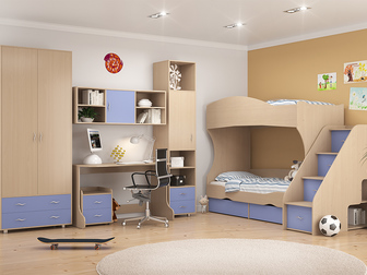 Смотреть foto Мебель для детей Детская комната недорого в Москве 74539515 в Москве