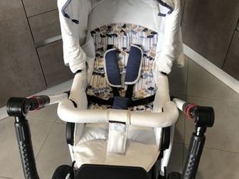 Hartan raser gt 2в1 (прогулочная коляска и сумка переноска), Сумка очень удобная для походов с новорожденным в поликлинику ,лёгкая , Шасси на амортизации ,большие в Новосибирске