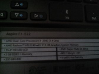 Смотреть фото Ноутбуки ноутбук acer aspire E1-255 32912089 в Омске