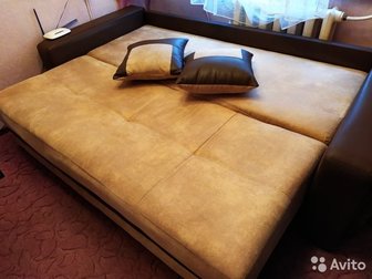 продаю диван,  изготовлен в 2016 году, в эксплуатации с 2018 года,  независимый пружиной блок, механизм трансформации - еврокнижка, ящик для белья,  размеры дивана в Петропавловске-Камчатском