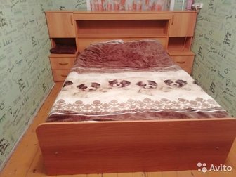 Продам большую двухспальную кровать с ортопедическим матрасом,  Кровать хорошая, очень вместительная, матрас не нигде не продавлен,  Мелкие косяки присутствуют, в Прокопьевске