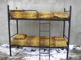 Увидеть фото Мебель для спальни Металлические кровати для бытовок, трехъярусные кровати 81481695 в Владикавказе