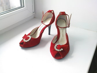 Просмотреть foto Женская обувь Туфли-босоножки, р, 36,5, новые, натур, замша 39295034 в Владимире