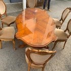 Стол обеденный и шесть стульев Италия